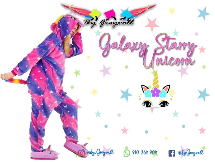 Kigurumi de unicornio Galaxy